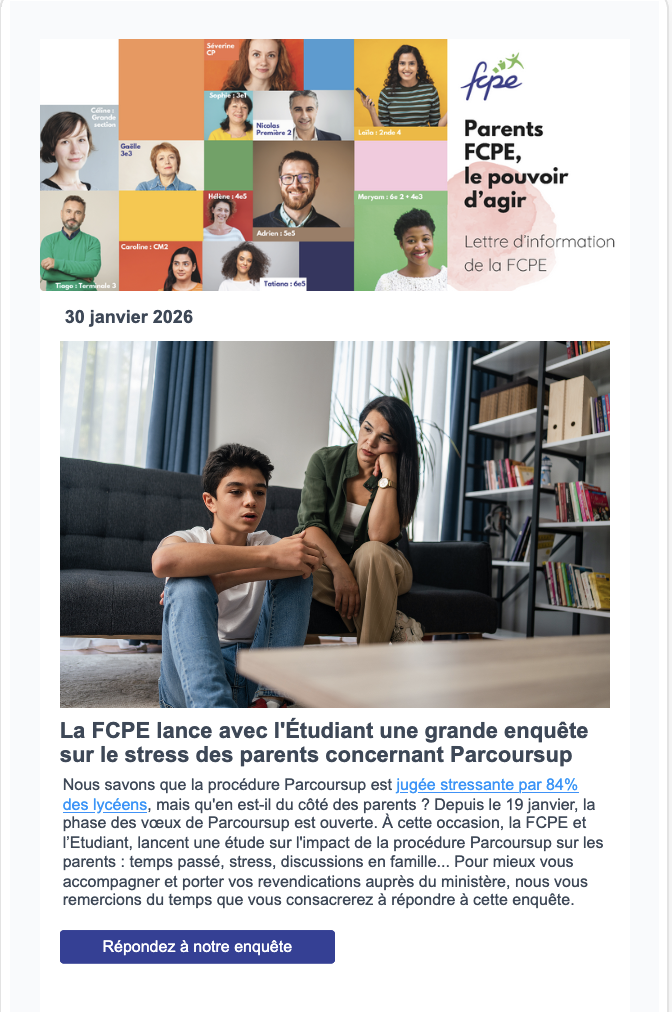 Lettre d'information