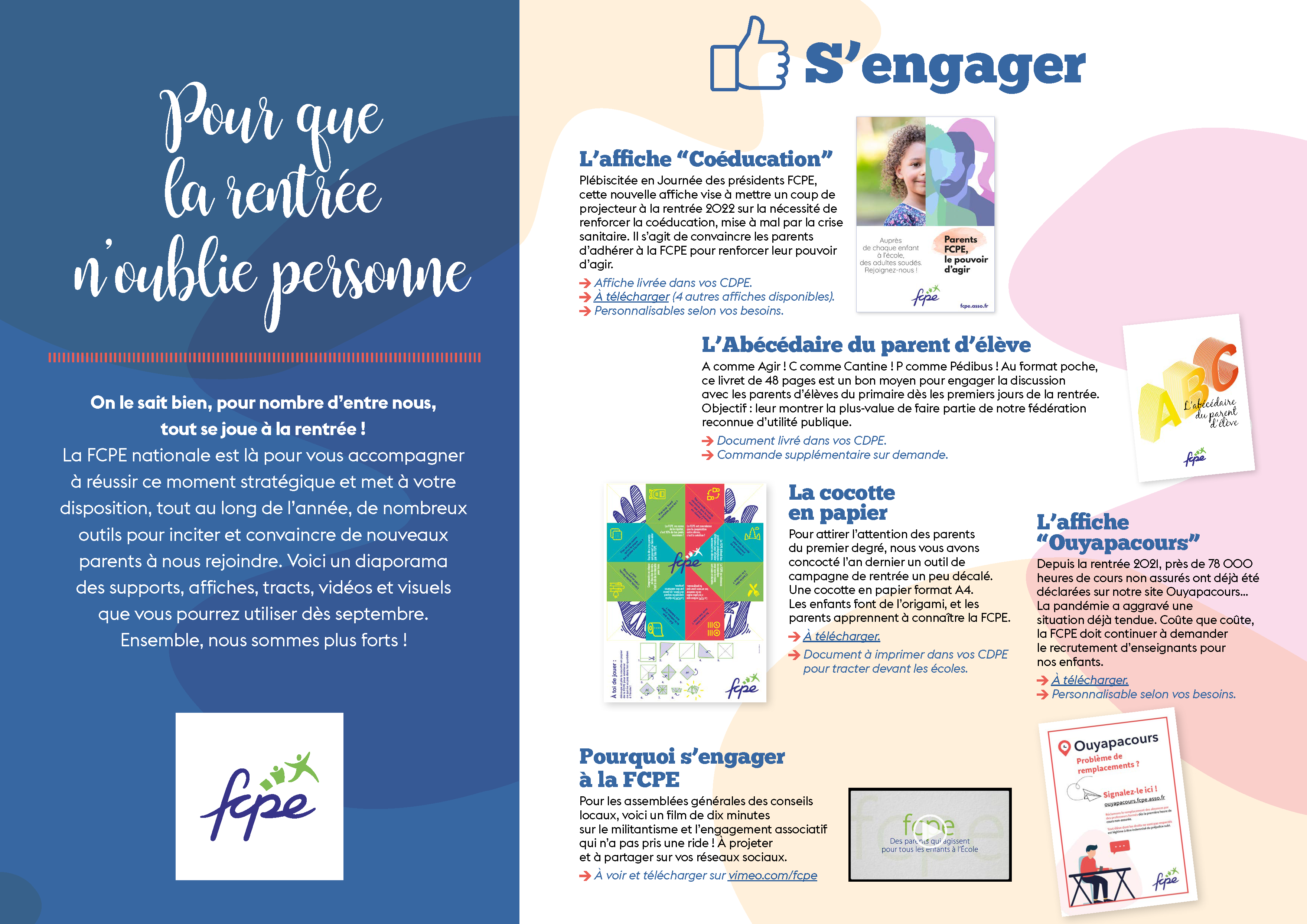 Catalogue rentrée