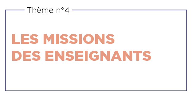 Les missions des enseignants