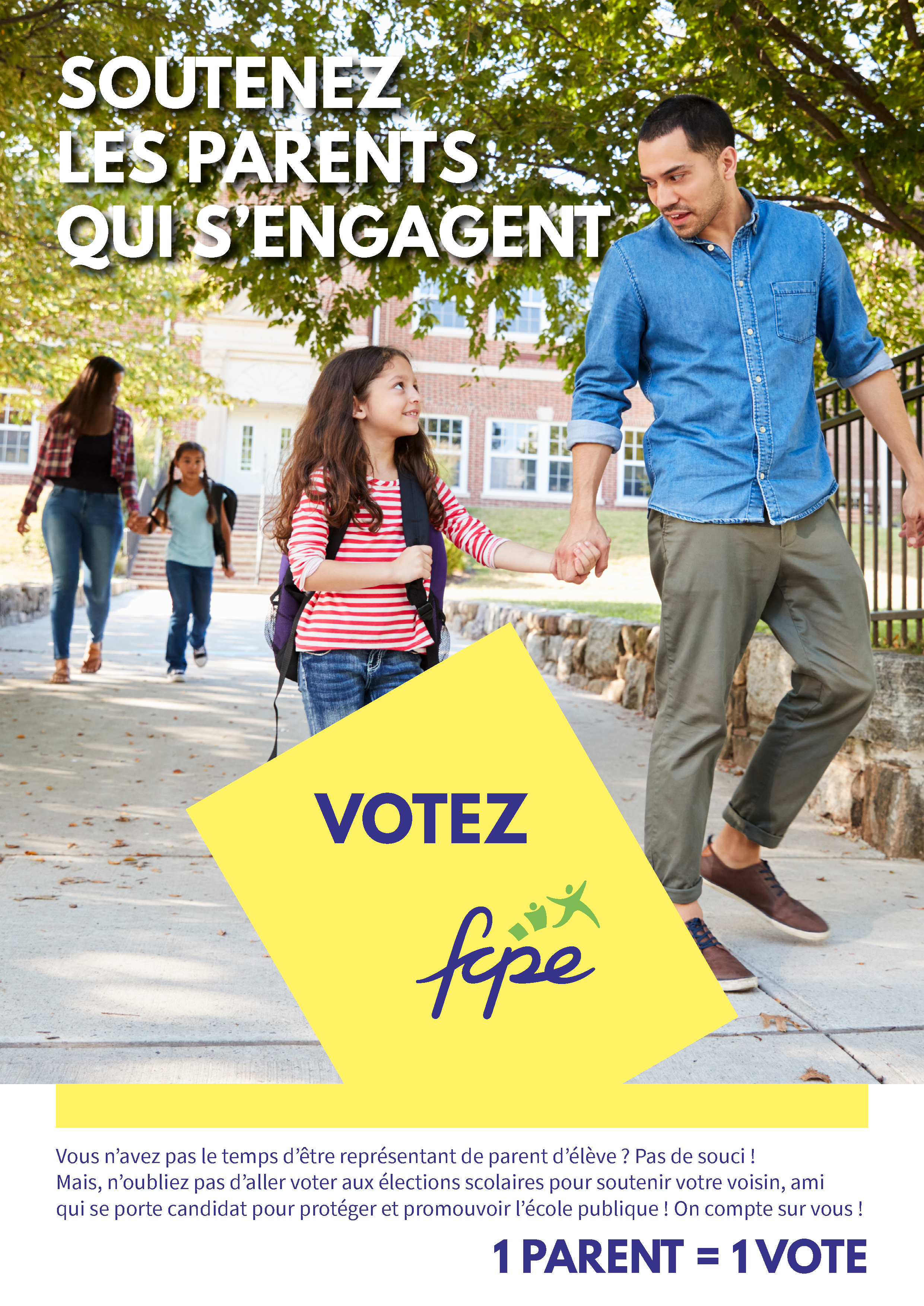 Affiche 2023 Votez FCPE