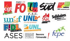 toutes les organisations signataires de l'appel