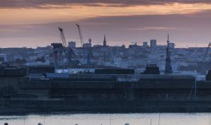 Brest au crépuscule