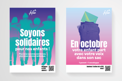 Deux nouvelles affiches FCPE